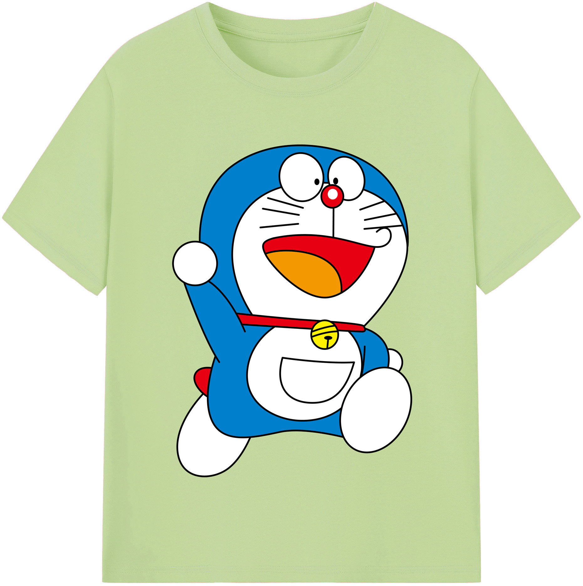 （画像用） ドラえもん Doraemon 綿100％半袖Tシャツ（フロントプリント）
